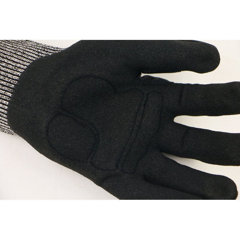 Impact Resistant Gloves Supplier - EN388 TPR Sandy Nitrile Coated Cut Resistant