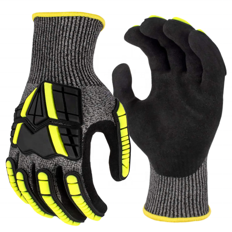 Impact Work Gloves Factory - 2024 New Level 6 Safety En388 Cut Resistant