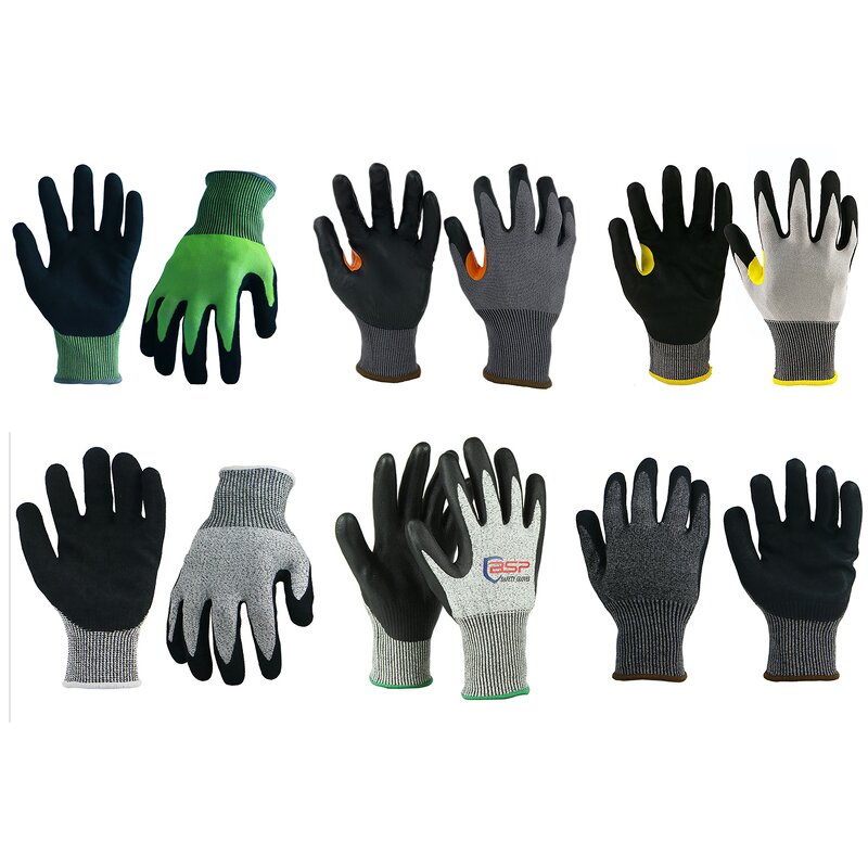 Sandy Nitrile Coated Gloves Supplier - Wholesale Breathable Mechanic for Cars