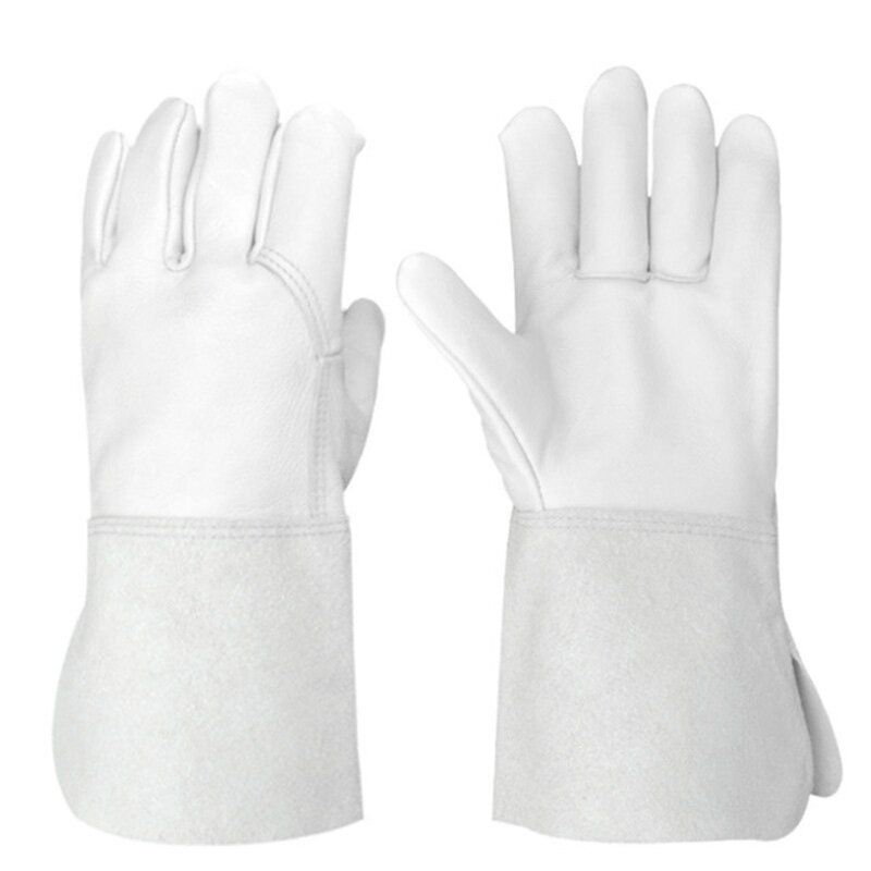 Sheepskin Welding Gloves Factory - Hot Sales Insulated Heat Proof Long Sleeves
