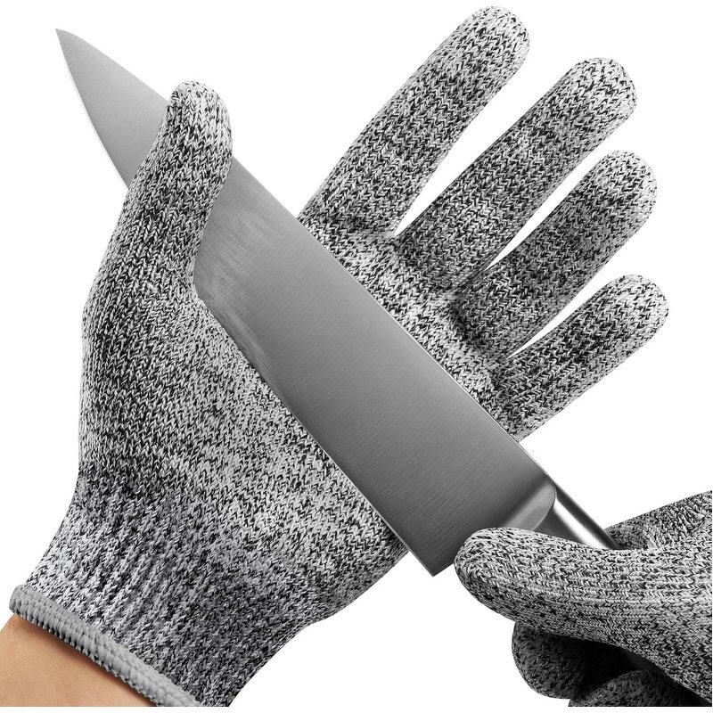 Anti-Cut HPPE Gloves Manufacturer - Level 5 for Kitchen Seafood Handling