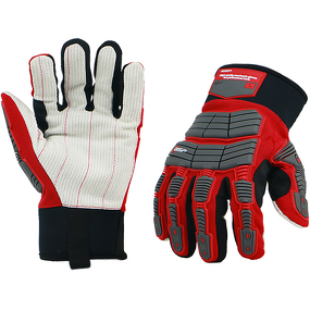 Winter Work Impact Gloves Supplier - Cheap Breathable Construction Cotton Mens