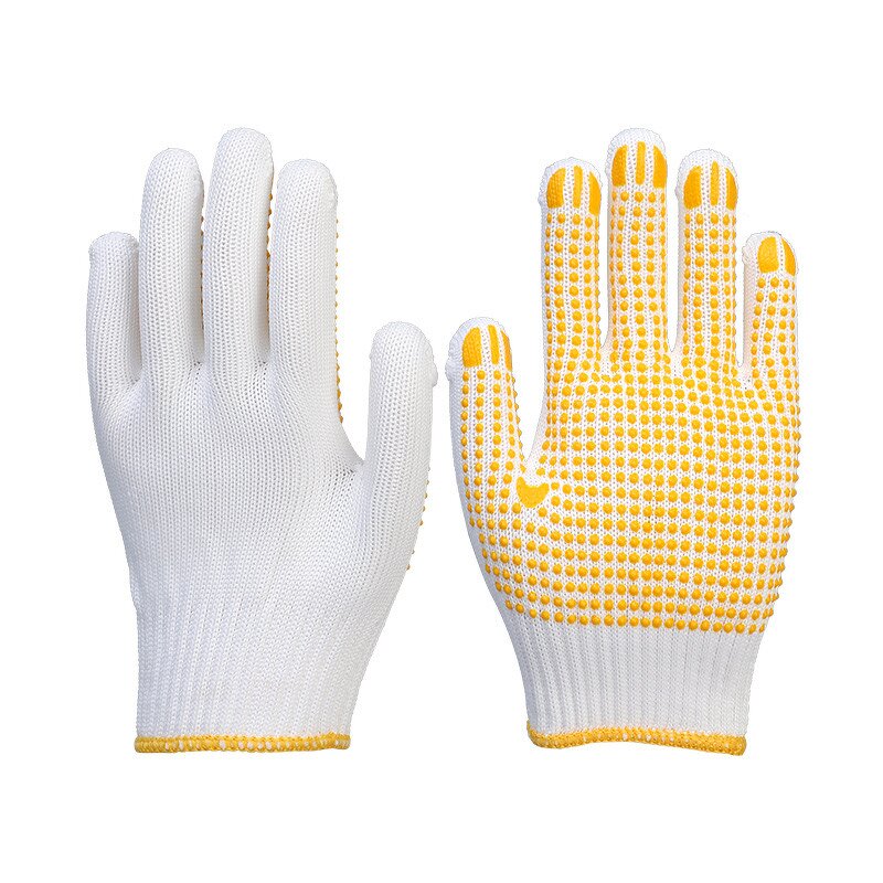 PVC Dotted Work Gloves Supplier - Cotton Yarn Breathable Knitted Wholesale