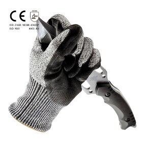 Anti Cut Work Gloves Factory - Gants De Protection Diesel Level 5 Industrial