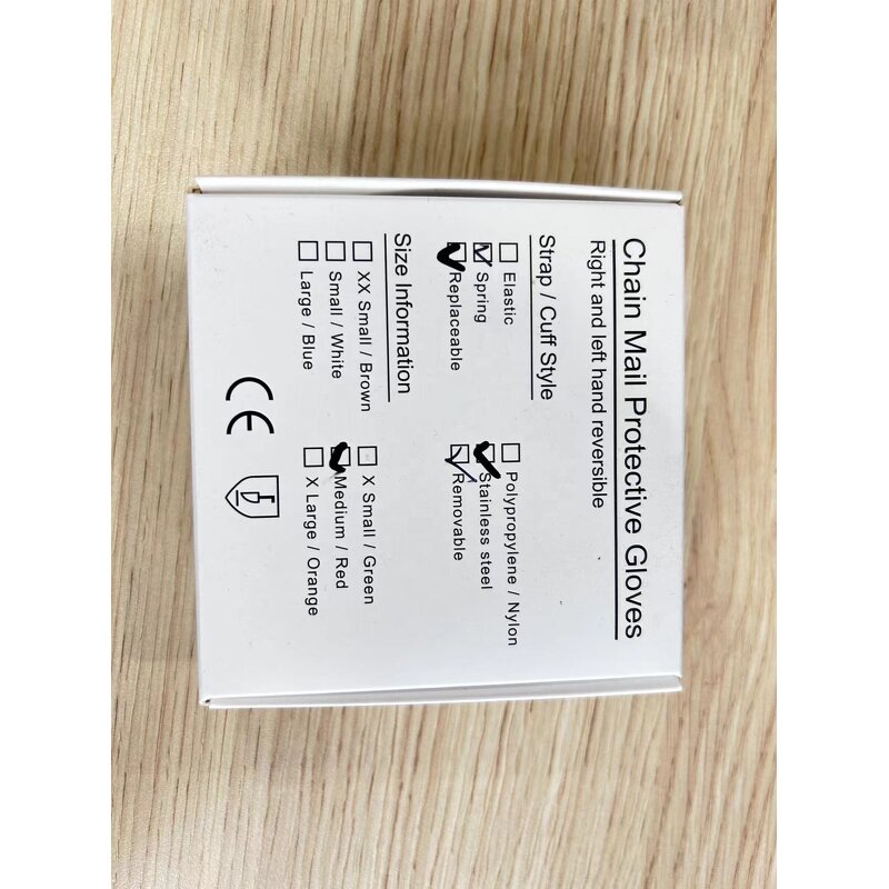 Chain Mail Butcher Gloves Supplier - BSP Level 9 Metal Ring Food Grade Protective