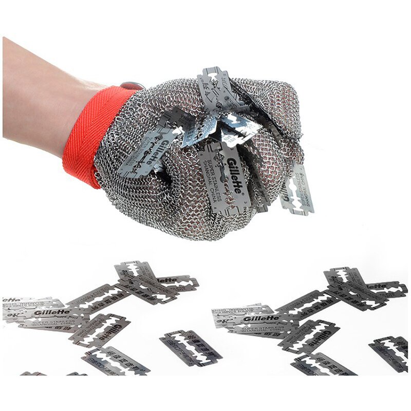 Metal Finger Mesh Gloves Manufacturer - High Quality 316 Kitchen Meat Cutting Level 9