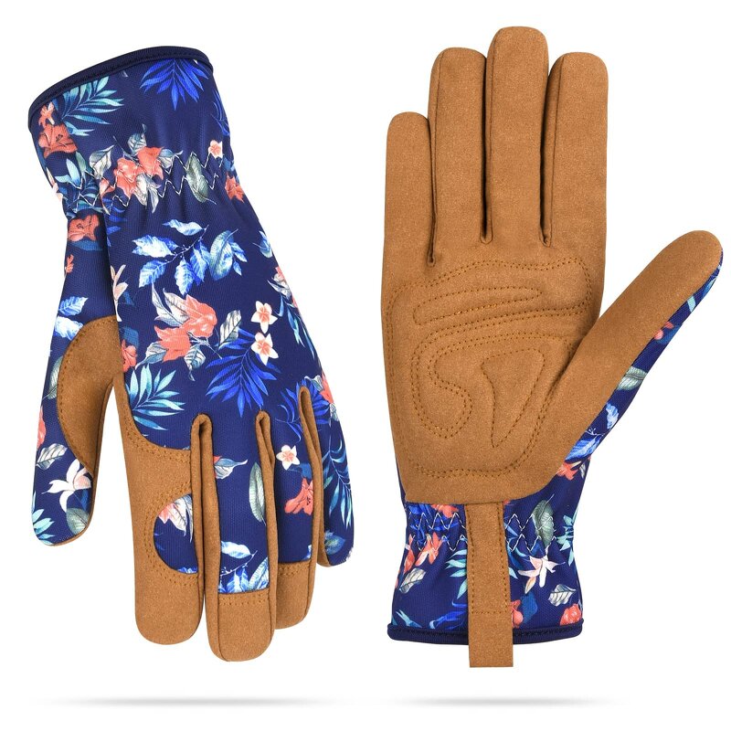 Flower Leather Garden Gloves Factory - BSP Wholesale Custom Womens Ladies Work
