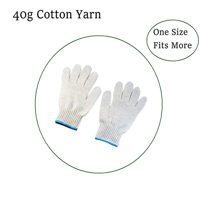 Work Gloves Manufacturer - 7 Gauge 40g Cotton Labor Construction Custom