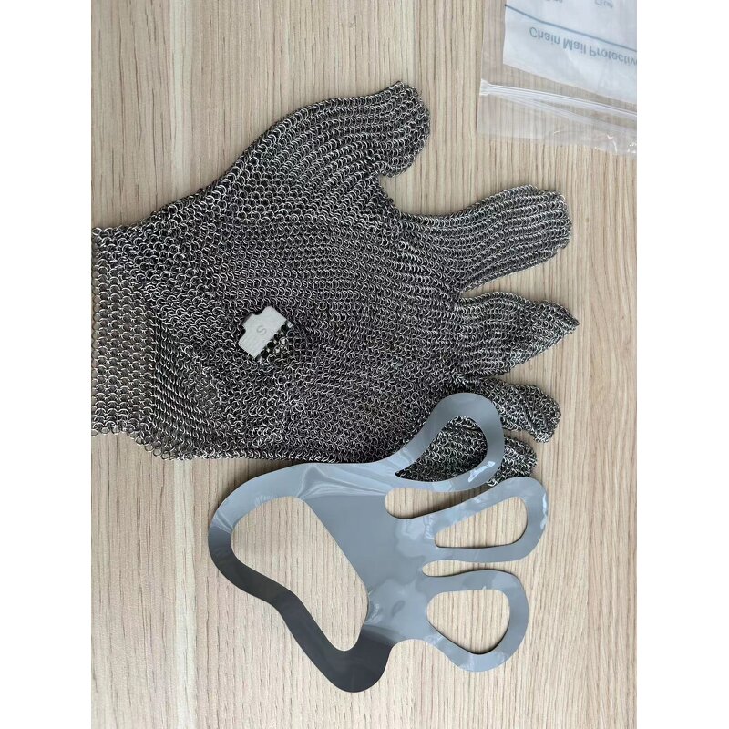 Metal Mesh Butcher Gloves Supplier - BSP A9 Guantes De Malla Acero Chain Mail