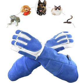 Animal Handling Gloves Factory - Long Sleeves Thickened Cowhide Anti Bite
