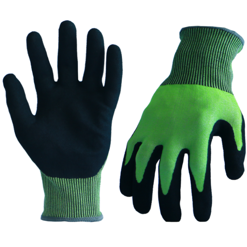 Sandy Nitrile Coated Gloves Supplier - Wholesale Breathable Mechanic for Cars