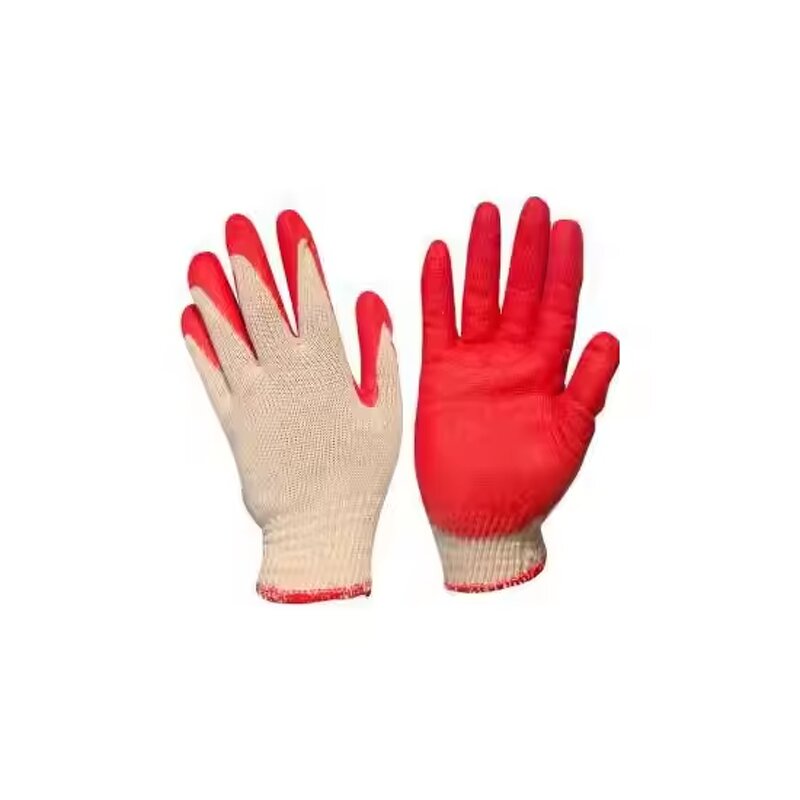 Latex Half Coated Gloves Factory - Wholesale Custom Labor Cotton Fiber Safety