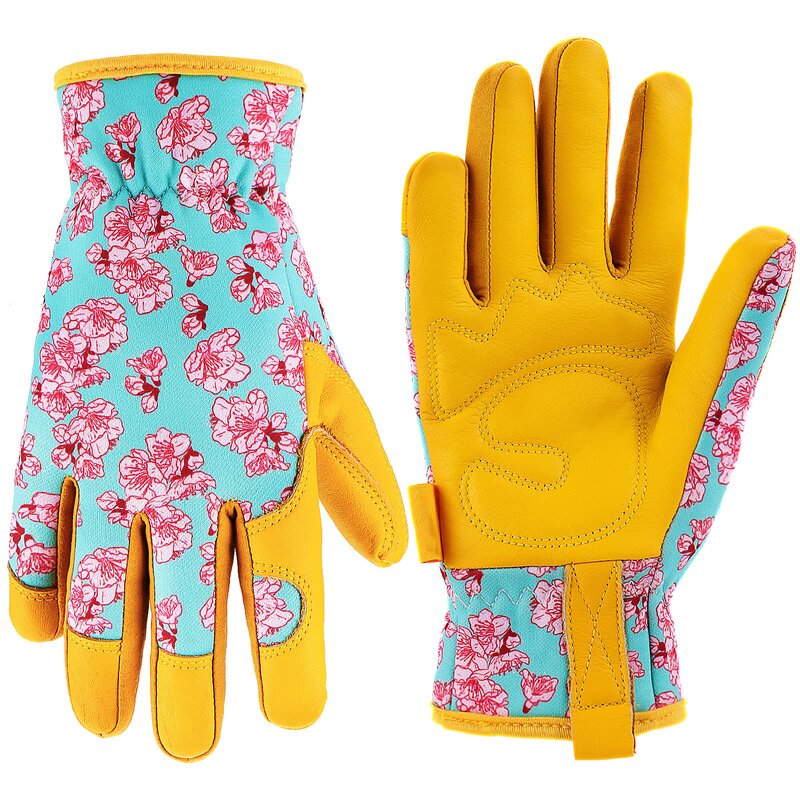 Flower Leather Garden Gloves Factory - BSP Wholesale Custom Womens Ladies Work