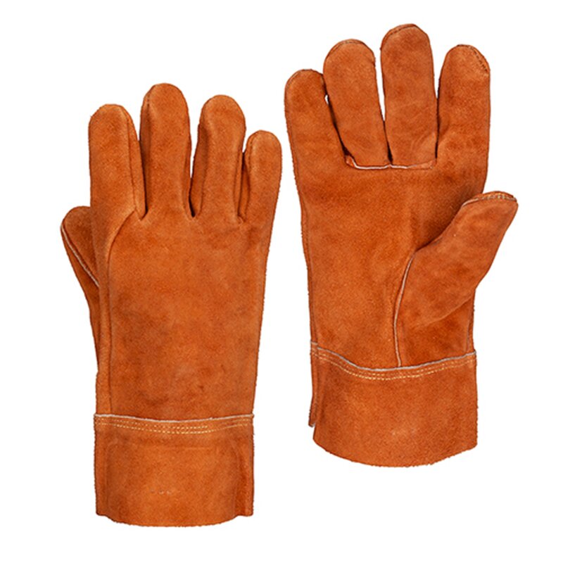 Welding Cow Leather Gloves Manufacturer - Hot Selling Guante CueroConstruccion