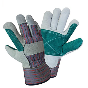 Construction Welding Gloves Supplier - Factory 10.5 Inch Kids Leather Palm