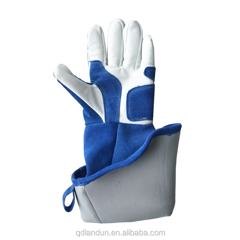 Animal Handling Gloves Factory - Long Sleeves Thickened Cowhide Anti Bite