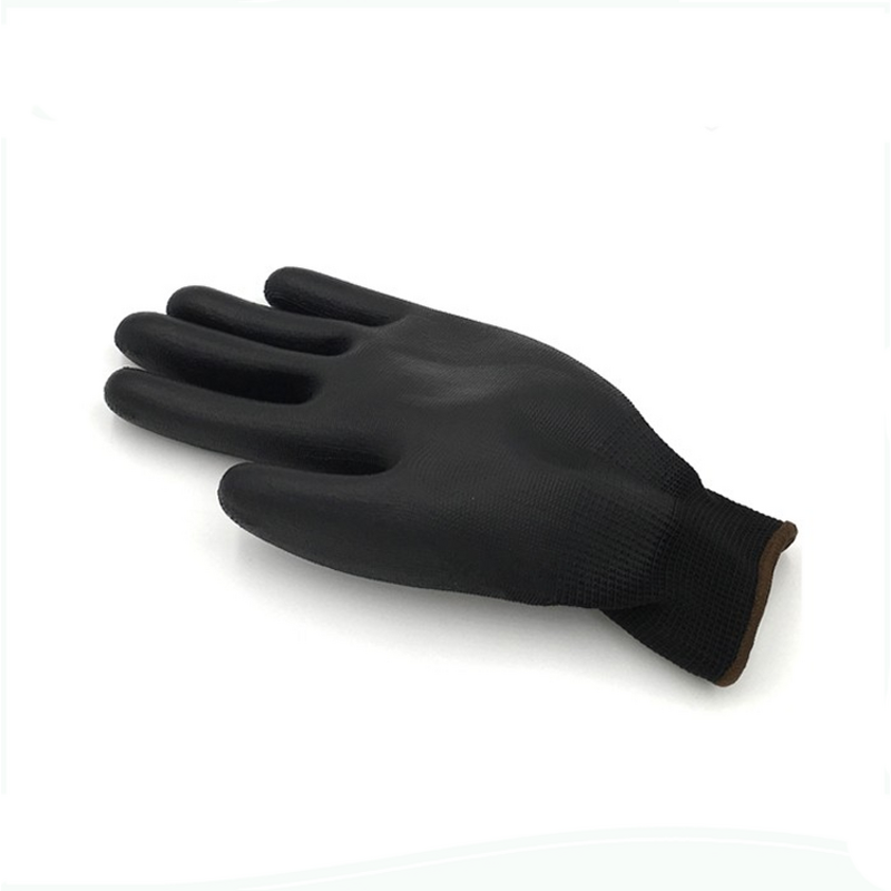 Pu Coated Gloves Factory - Wholesale Mittens Black Pu Glove Esd
