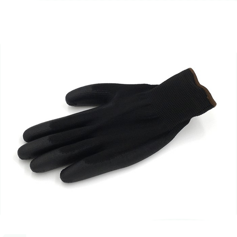 Pu Coated Gloves Factory - Wholesale Mittens Black Pu Glove Esd