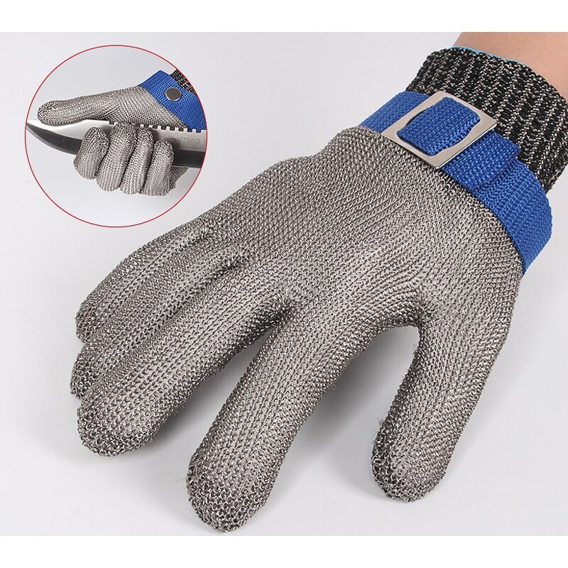 Stainless Steel Glove Manufacturer - ANSI Level 9 Metal Mesh Butcher Cut Resistant