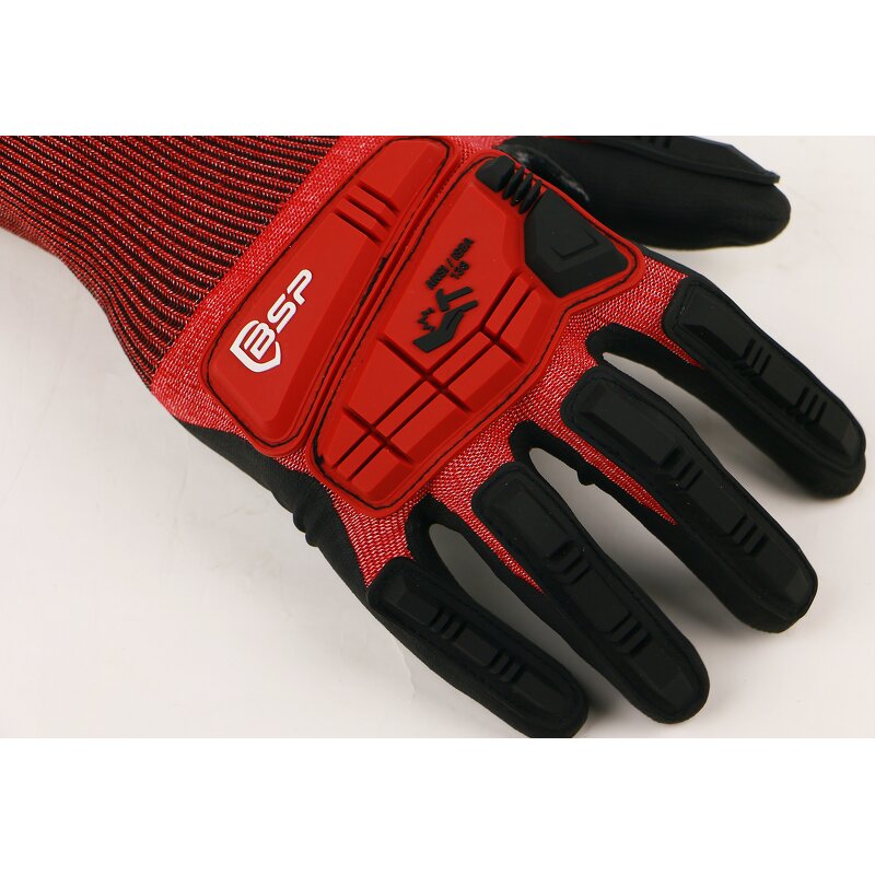 Anti Cut Impact Gloves Factory - EN388 TPR Nitrile Foam Coated BSP