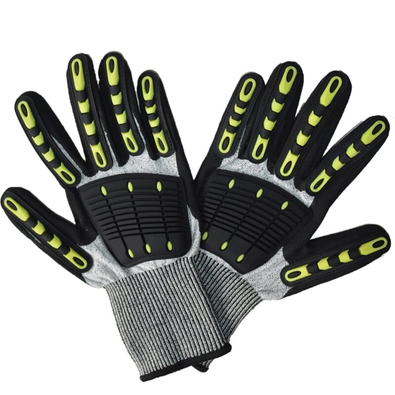 TPR Cut Resistant Gloves Factory - ANSI HPPE Level 5 Nitrile Coated