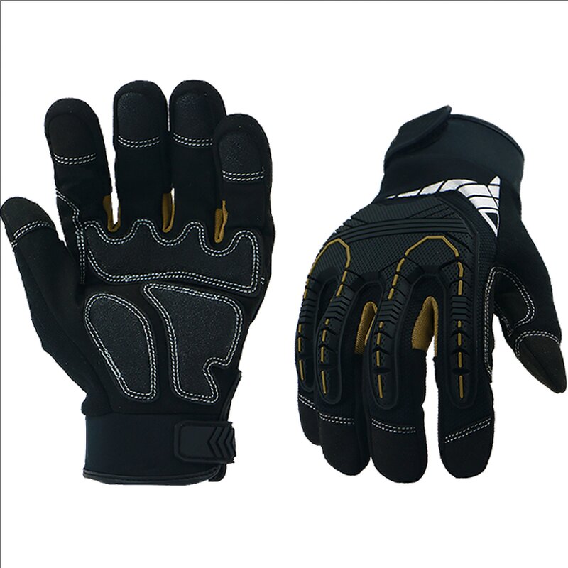 Heavy Duty Mechanic Gloves Supplier - Custom Logo Winter Water Proof Tpr Impact