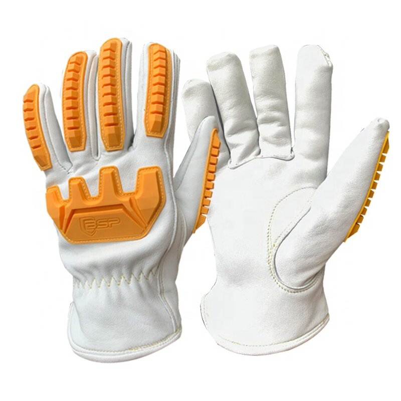 Driver Impact Gloves Factory - Hot Sale Durable Machine Washable Leather