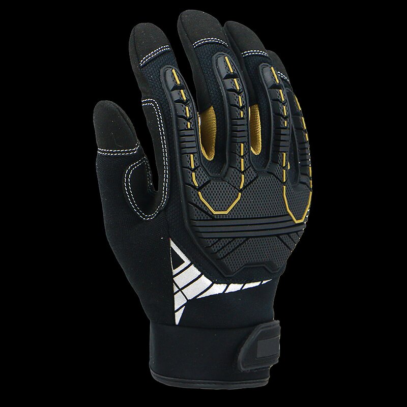 Heavy Duty Mechanic Gloves Supplier - Custom Logo Winter Water Proof Tpr Impact
