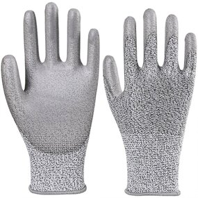 Industrial Cut Resistant Gloves Manufacturer - Professional Pu Coated Hppe Level 5