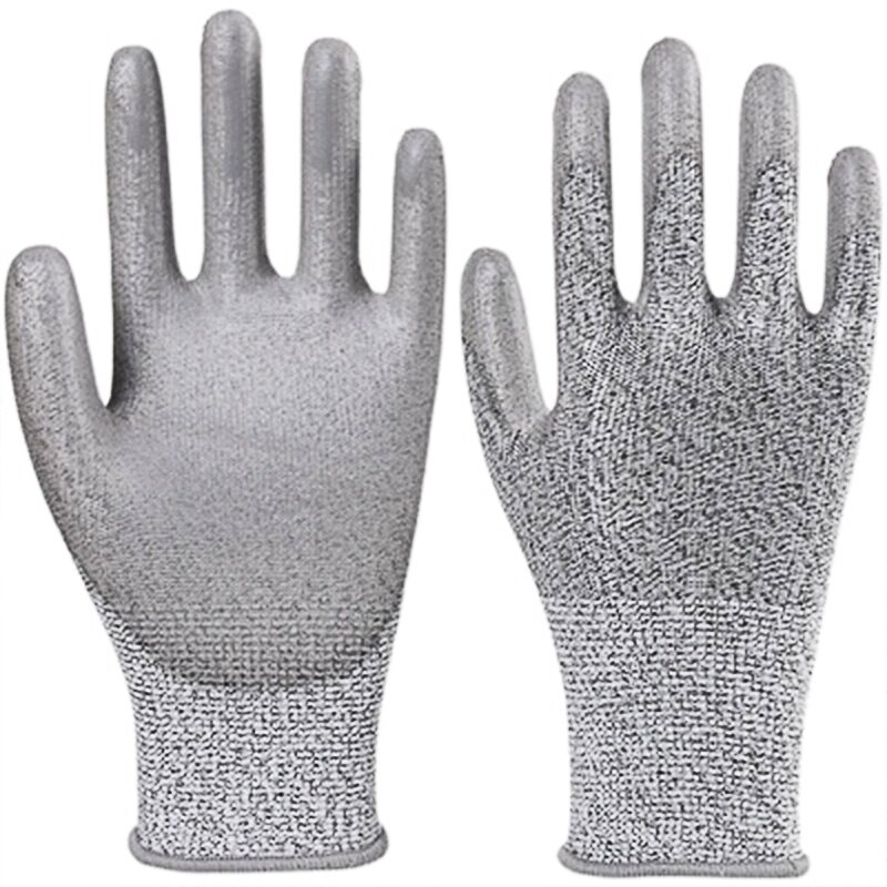 Industrial Cut Resistant Gloves Manufacturer - Professional Pu Coated Hppe Level 5