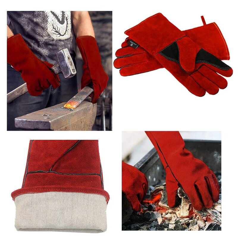 Weld Industrial Gloves Manufacturer - OEM Heat Resistant Safety Work Leather