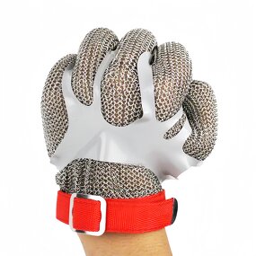 Metal Mesh Butcher Gloves Factory - BSP A9 Anti-Cut for Meat Oyster Fish