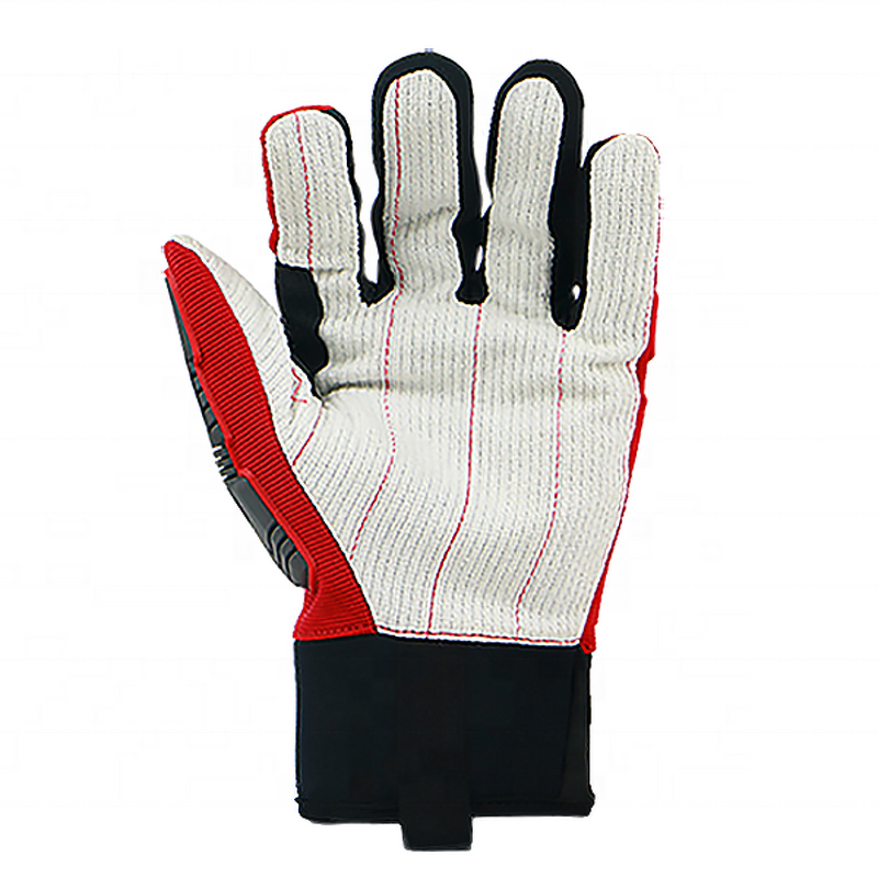 Oil Field Impact Gloves Factory - BSP Anti Slip Construction Cotton Safety