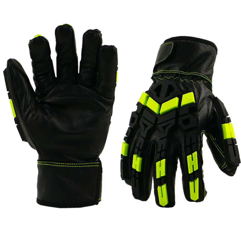 Leather Impact Gloves Supplier - BSP Cut-resistant Cowhide Anti Impact Glove