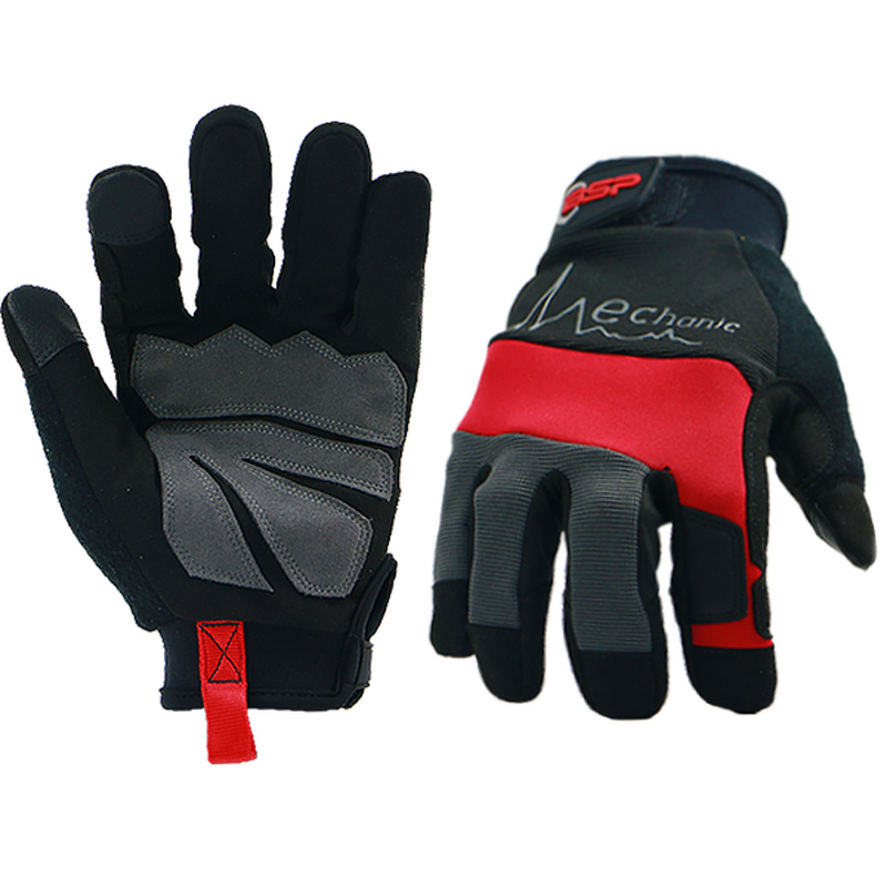 Custom Mechanic Gloves Manufacturer - BSP Touch Screen Synthetic Leather Tpr Impact