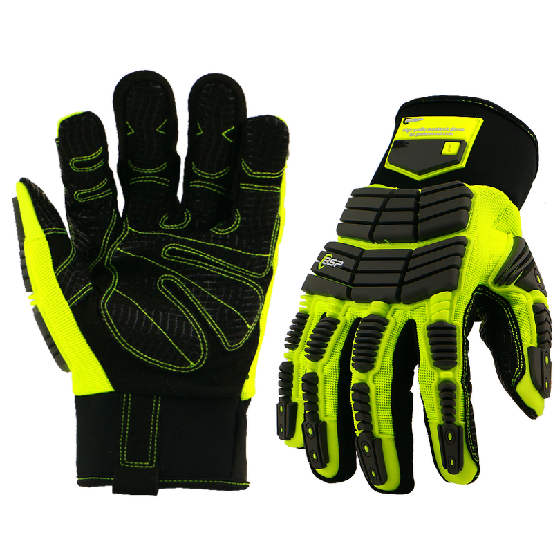 Oil Industry Impact Gloves Factory - BSP High Quality Construction Heavy Work