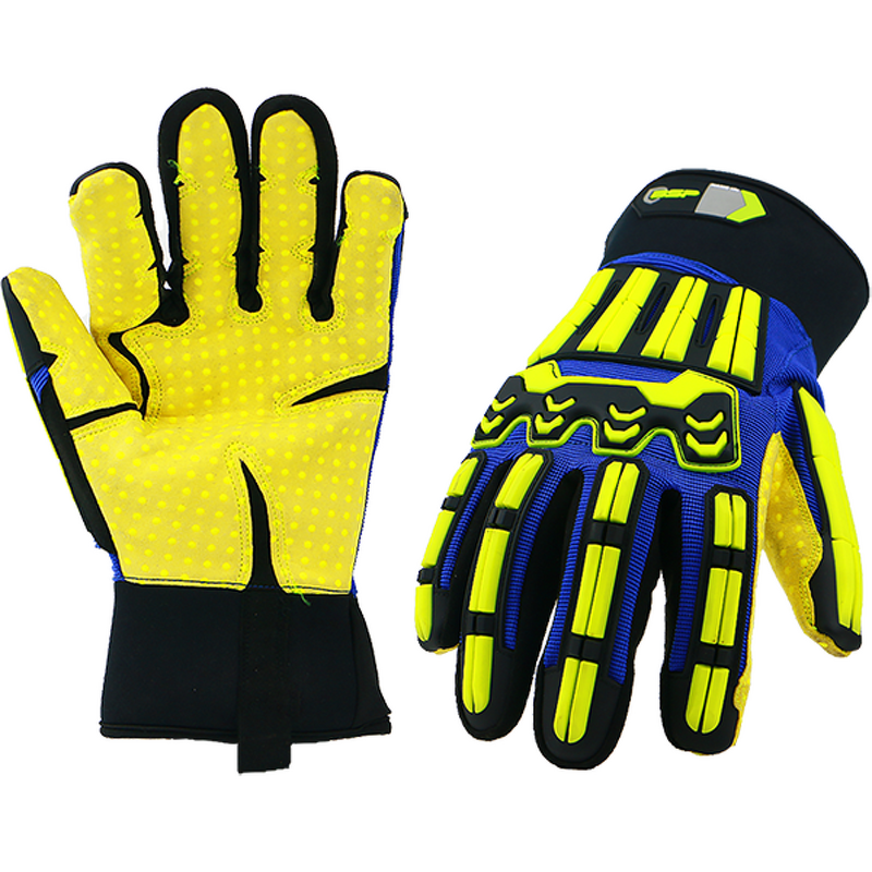Winter Work Impact Gloves Supplier - Cheap Breathable Construction Cotton Mens