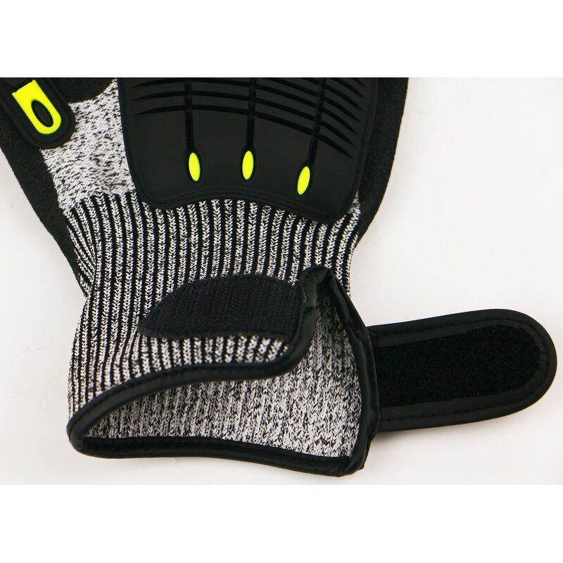 Cut Resistant High Impact Gloves Manufacturer - EN388 TPR Sandy Nitrile Coated