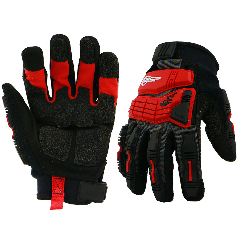 High Impact Mechanic Gloves Factory - BSP Anti-abrasion Safety Work Custom