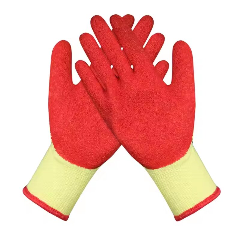 Knitted Working Gloves Manufacturer - Hot Selling An-slip Latex Safety Industry