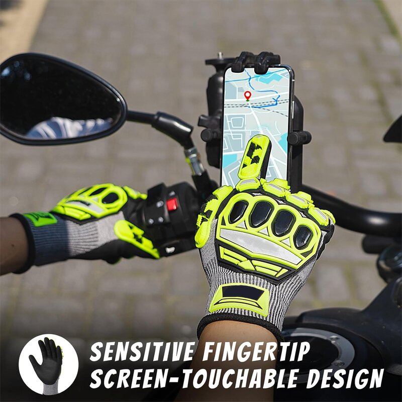 HPPE TPR Knuckle Gloves Factory - BSP Sandy Nitrile Anti Impact Working Cut