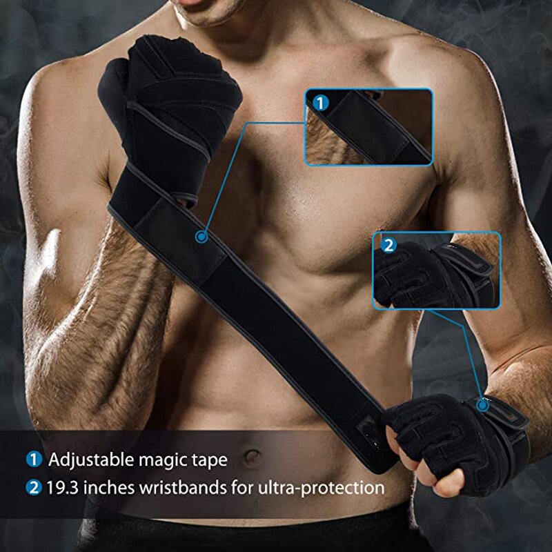 Cycling Gym Gloves Factory - Hot Sale Custom Logo Leather Weight Lifting