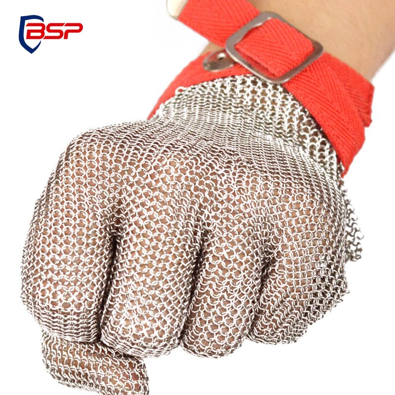 Metal Finger Mesh Gloves Manufacturer - High Quality 316 Kitchen Meat Cutting Level 9
