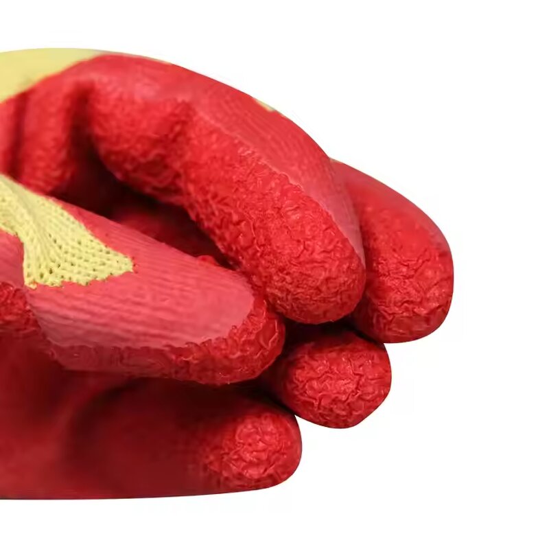 Knitted Working Gloves Manufacturer - Hot Selling An-slip Latex Safety Industry