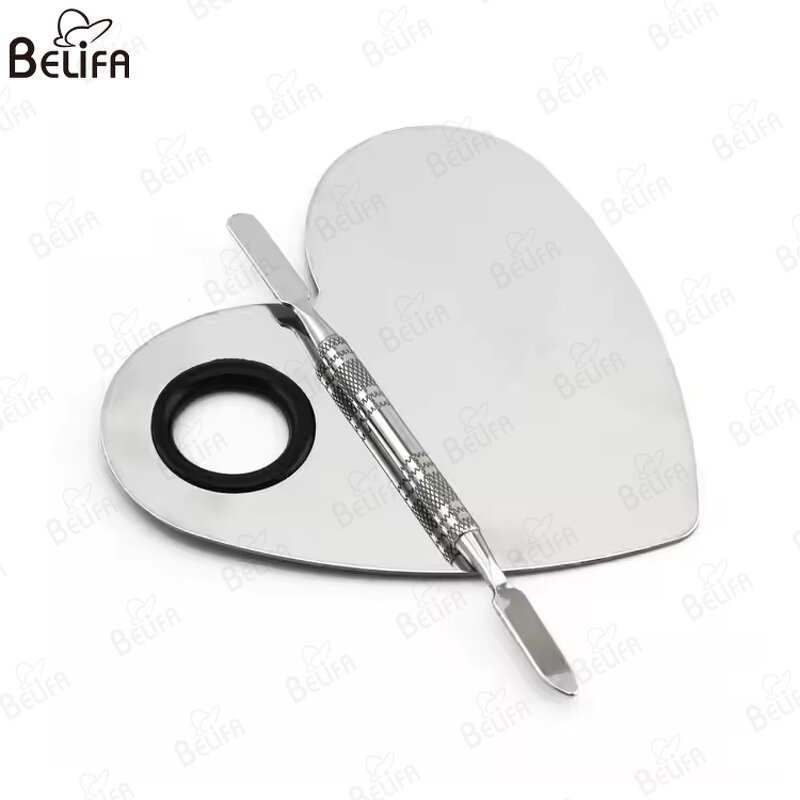 Makeup Palette Manufacturer - Wholesale Butterfly Heart Stainless Steel Mixing
