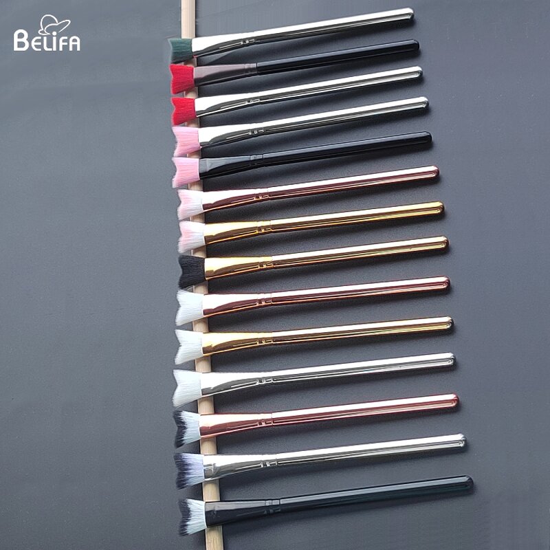 Eyelash Cleansing Brush Manufacturer - OEM/ODM Metal Plastic V Shape Swoop Curved