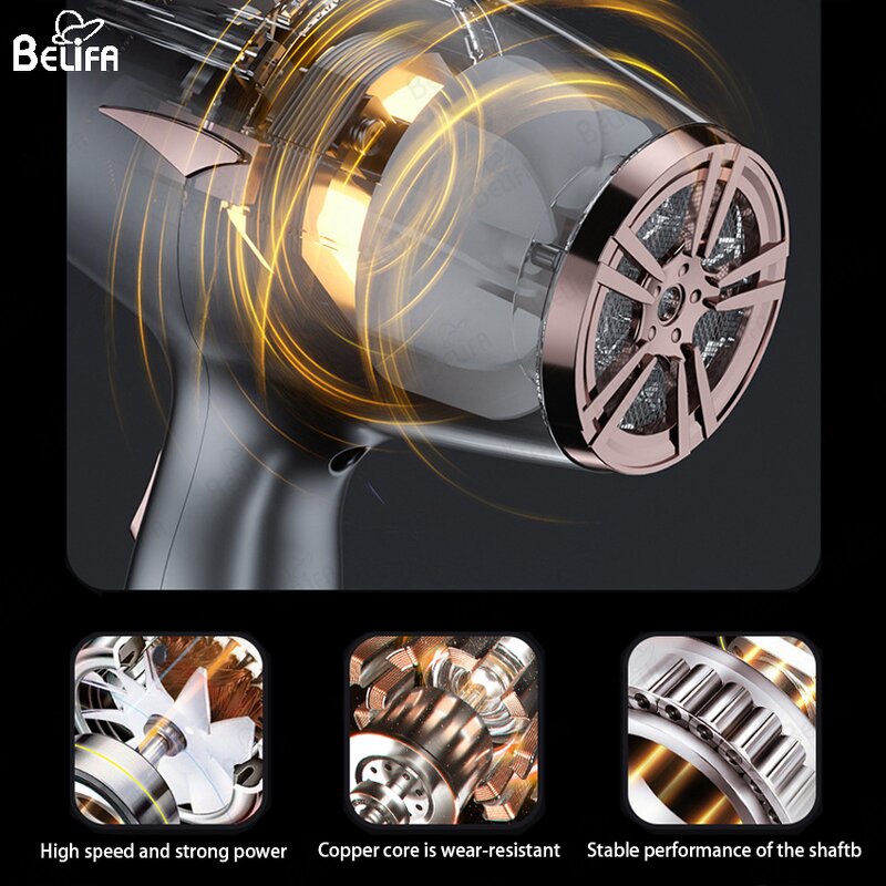 Hair Dryer Manufacturer - OEM/ODM Hot Selling Negativ Ion Hooded White Compact