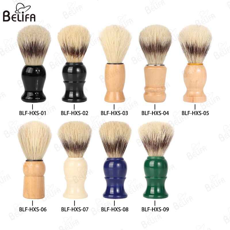Shaving Brush Manufacturer - OEM/ODM New Hair Foam Beard Brush Bristle Wooden
