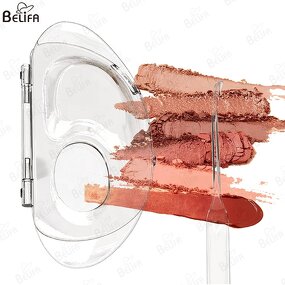 Makeup Mixing Plate Manufacturer - OEM/ODM Handhold Foldable Clear Acrylic Tray