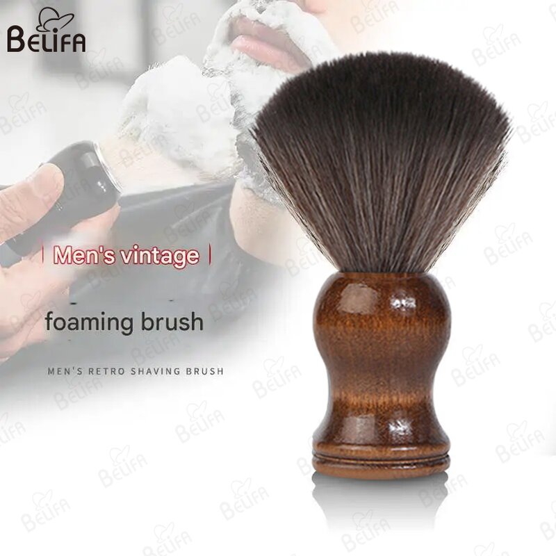 Shaving Brush Manufacturer - OEM/ODM Premium Men's Sleek Fine Resin Handle Nylon